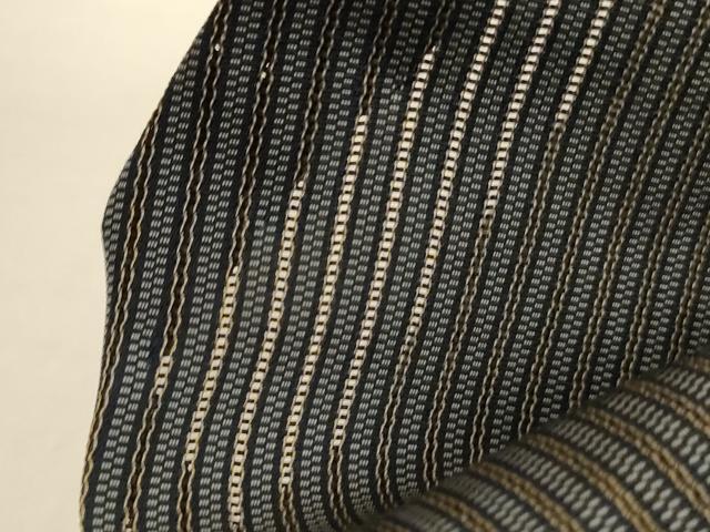 平和屋着物＊夏物　男性　行灯袴　縦絽　縞　正絹　逸品　AABI9970jd