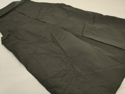 平和屋着物＊夏物　男性　馬乗り袴　縦絽　縞　正絹　逸品　AABI9971jd