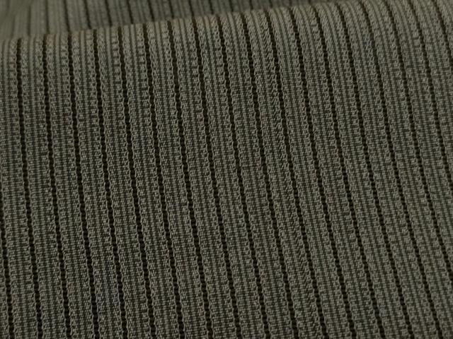 平和屋着物＊夏物　男性　馬乗り袴　縦絽　縞　正絹　逸品　AABI9971jd