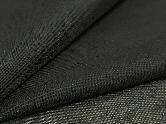 平和屋着物＊夏物　小紋　紗　流水笹文　正絹　逸品　未使用　AABI9976jd