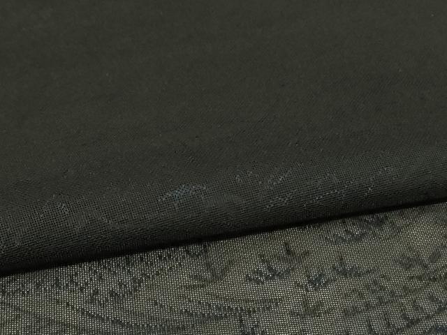 平和屋着物＊夏物　小紋　紗　流水笹文　正絹　逸品　未使用　AABI9976jd