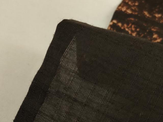 平和屋着物＊夏物　小紋　紗　抽象文様　洗える着物　AABI9978jd