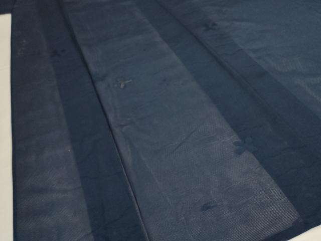 平和屋着物＊夏物　色無地　絽　舞花紋紗　褐返色　正絹　逸品　AABI9986jd