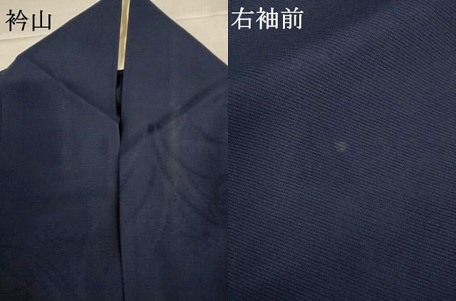 平和屋着物＊夏物　色留訪問着　絽　草花紋紗　褐返色　正絹　逸品　AABI9992jd
