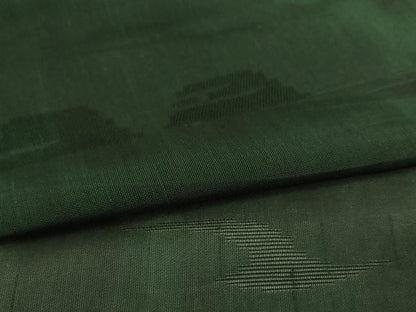 平和屋着物＊夏物　小紋　幾何学紋紗　霞文　正絹　逸品　AABI9993jd