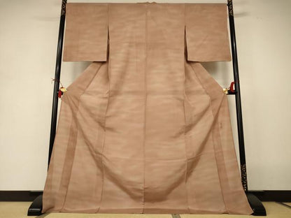 平和屋着物＊夏物　虹色創家　本郷大田子　小紋　絽　霞文　暈し染め　ロング丈　正絹　逸品　AABI9997jd