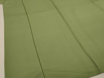 平和屋着物＊夏物　色無地　絽　柳茶色　正絹　逸品　AABI9998jd