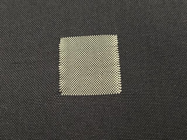 平和屋着物●訪問着 作家物 紬地 刺繍 刺し子 フクロウ 梟 正絹 逸品 AABJ0003ph