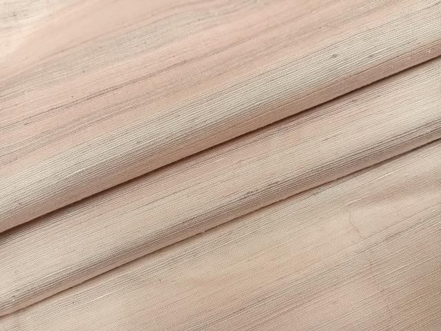 平和屋着物●紅花紬 米沢 霞文 鈴乃屋扱い 正絹 逸品 未使用 AABJ0013ph