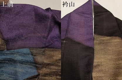 平和屋着物●訪問着 抽象文 染の近江 正絹 逸品 AABJ0015ph