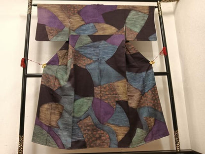 平和屋着物●訪問着 抽象文 染の近江 正絹 逸品 AABJ0015ph