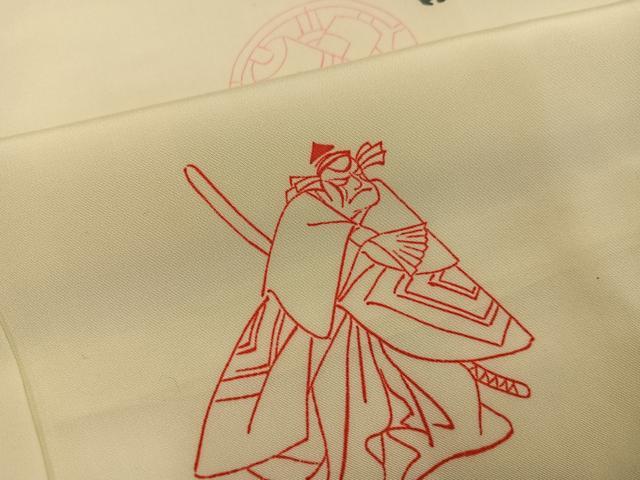 平和屋着物●長襦袢 無双仕立て 歌舞伎 正絹 逸品 AABJ0025ph