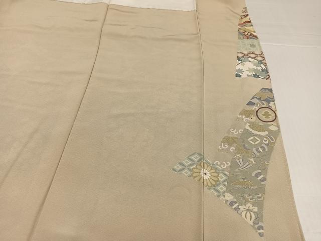 平和屋着物●豪華色留袖　友禅　作家物　恭平　鳳凰花文　正絹　逸品　AABJ0032ph
