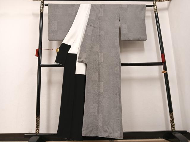平和屋着物●江戸小紋　寄せ小紋柄　正絹　逸品　AABJ0039ph