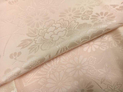 平和屋着物●振袖用長襦袢　袷　花車地紋　暈し染め　正絹　逸品　AABJ0042ph