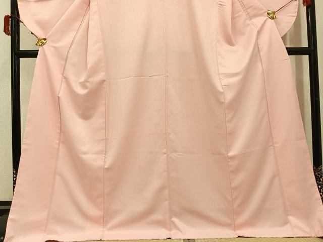 平和屋着物●小振袖 舞桜 暈し染め 金彩 洗える着物 AABJ0057ph