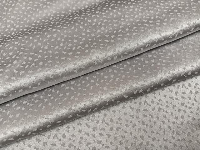 平和屋着物●上質な色無地 霞地紋 絹鼠色 正絹 逸品 未使用 AABJ0058ph