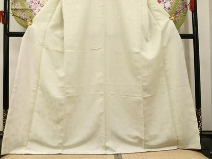 平和屋着物●小振袖 二尺袖 舞桜文 暈し染め 金彩 洗える着物 AABJ0068ph