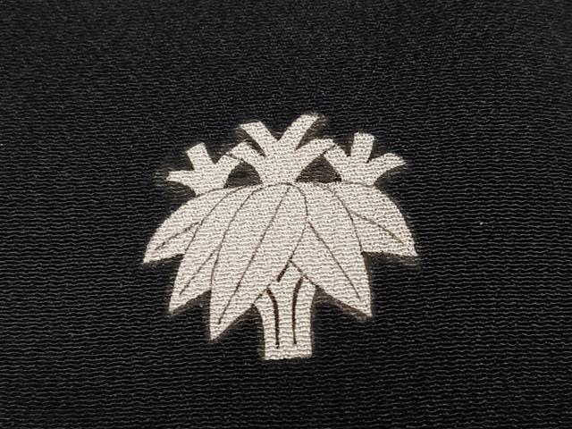 平和屋着物●アンティーク 大正ロマン 黒留袖 枝花文 暈し染め 金彩 胴抜き仕立て 正絹 逸品 AABJ0070ph