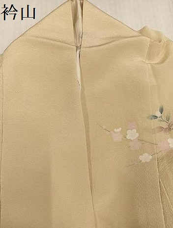 平和屋着物●京加賀友禅　百貫達雄　訪問着　枝花文　暈し染め　正絹　逸品　AABJ0075ph