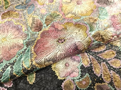 平和屋着物●豪華振袖　絞り　辻が花　金彩　正絹　逸品　AABJ0086ph