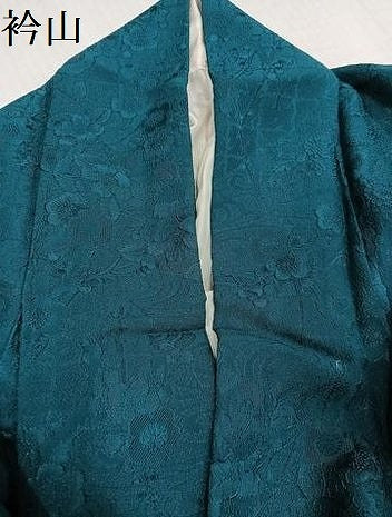 平和屋着物●豪華振袖　色無地　花地紋　天鵞絨色　正絹　逸品　AABJ0089ph