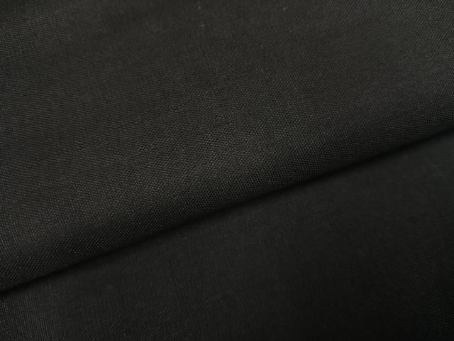平和屋着物●男性　黒紋付　正絹　逸品　AABJ0092ph