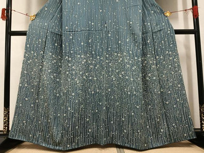 平和屋着物●訪問着　梅文　正絹　逸品　AABJ0094ph