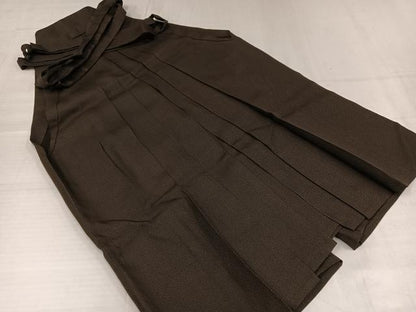 平和屋着物●男性　馬乗り袴　氷割れ文　正絹　逸品　AABJ0107ph
