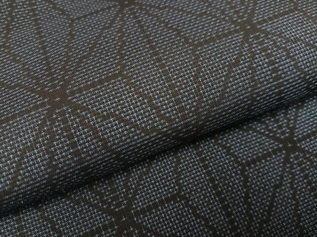 平和屋着物●本場大島紬　カタス　麻の葉文様　正絹　逸品　未使用　AABJ0114ph
