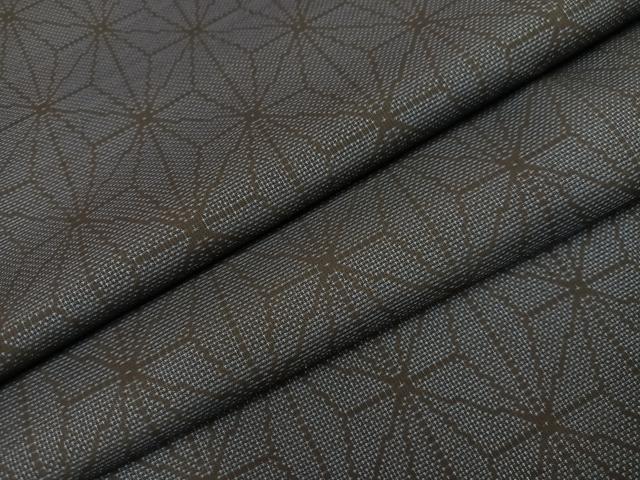 平和屋着物●本場大島紬　カタス　麻の葉文様　正絹　逸品　未使用　AABJ0114ph