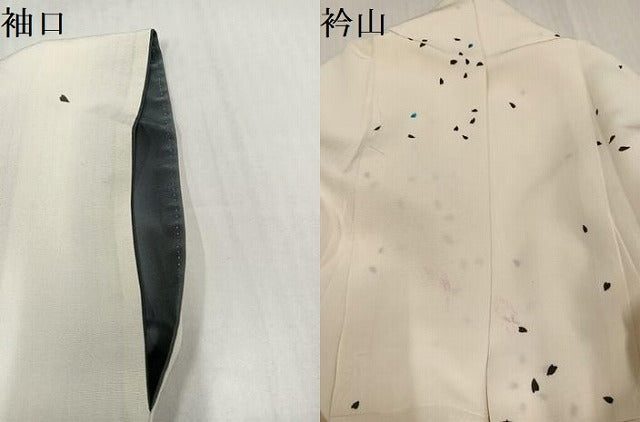 平和屋着物●上質な小紋　桜花弁　正絹　逸品　AABJ0126ph
