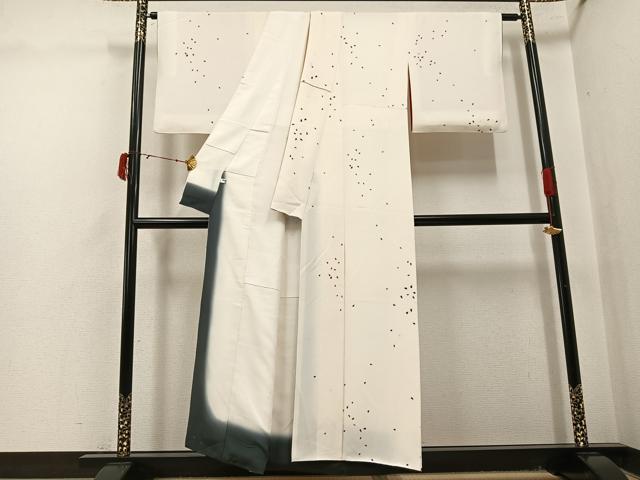 平和屋着物●上質な小紋　桜花弁　正絹　逸品　AABJ0126ph