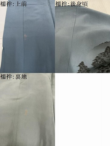 平和屋着物●男性　本場大島紬　アンサンブル　長襦袢(袷)セット　亀甲絣　正絹　逸品　未使用　AABJ0134ph