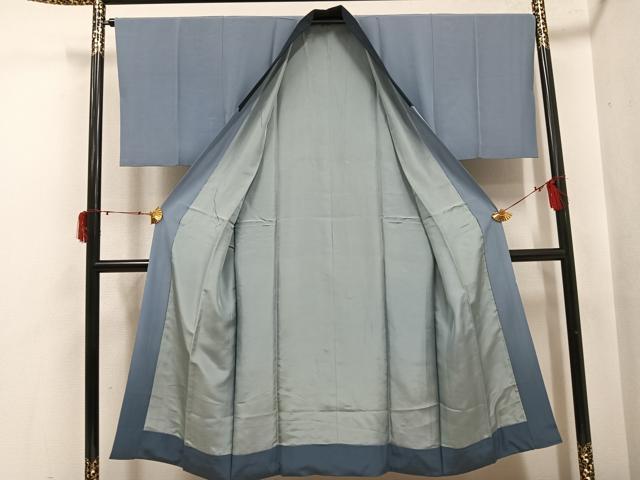 平和屋着物●男性　本場大島紬　アンサンブル　長襦袢(袷)セット　亀甲絣　正絹　逸品　未使用　AABJ0134ph
