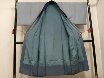 平和屋着物●男性　本場大島紬　アンサンブル　長襦袢(袷)セット　100亀甲　総詰め　正絹　逸品　AABJ0136ph