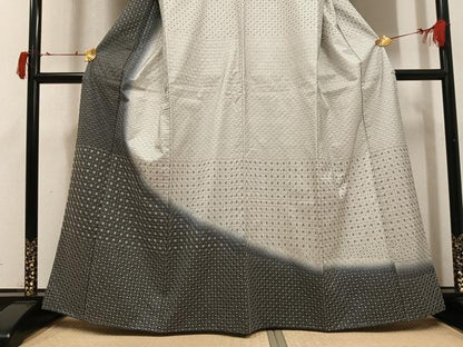 平和屋着物●訪問着　本場大島紬　刺繍　刺子　吉祥文　正絹　逸品　AABJ0144ph