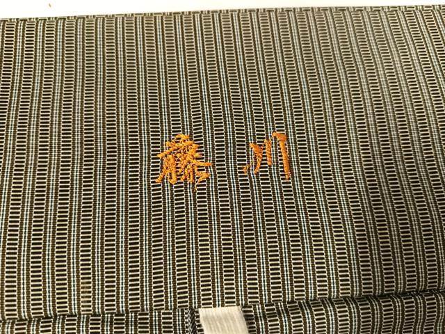 平和屋着物●男性　馬乗り袴　縞　正絹　逸品　AABJ0158ph