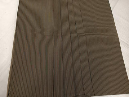 平和屋着物●男性　行灯袴　縞　正絹　逸品　AABJ0159ph