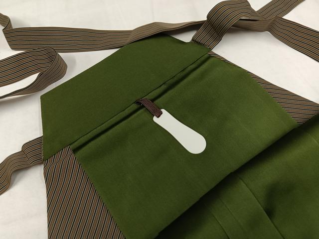 平和屋着物●男性　行灯袴　縞　正絹　逸品　AABJ0159ph