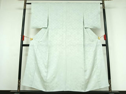 平和屋着物▽上質な小紋　単衣　源氏香　金彩　正絹　逸品　AABJ0181jh
