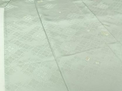 平和屋着物▽上質な小紋　単衣　源氏香　金彩　正絹　逸品　AABJ0181jh