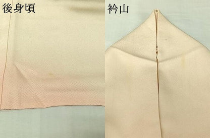 平和屋着物▽訪問着　単衣　草花文　暈し染め　正絹　逸品　AABJ0204jh