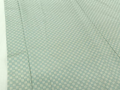 平和屋着物▽羽織　スリーシーズン　春夏秋　塵除け　市松文様　正絹　逸品　AABJ0211jh