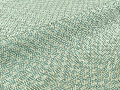 平和屋着物▽羽織　スリーシーズン　春夏秋　塵除け　市松文様　正絹　逸品　AABJ0211jh