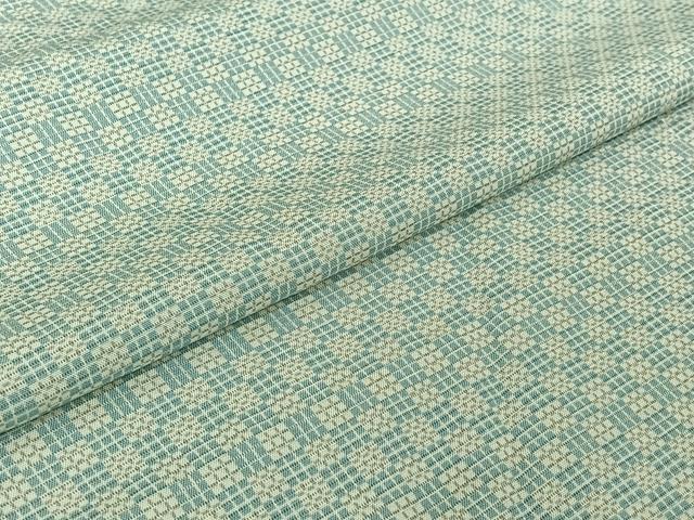 平和屋着物▽羽織　スリーシーズン　春夏秋　塵除け　市松文様　正絹　逸品　AABJ0211jh