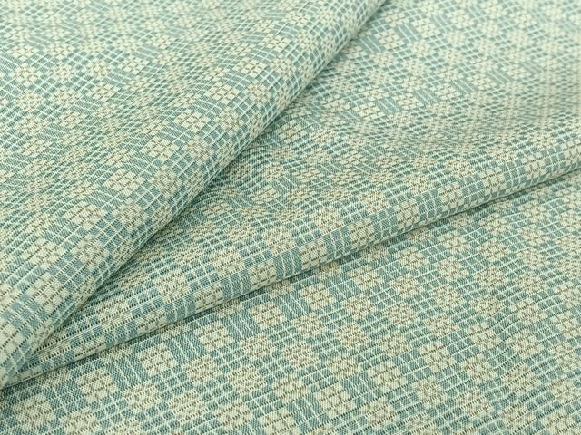 平和屋着物▽羽織　スリーシーズン　春夏秋　塵除け　市松文様　正絹　逸品　AABJ0211jh