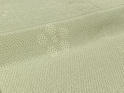 平和屋着物▽本塩沢　単衣　110亀甲　舞花文　正絹　逸品　AABJ0213jh