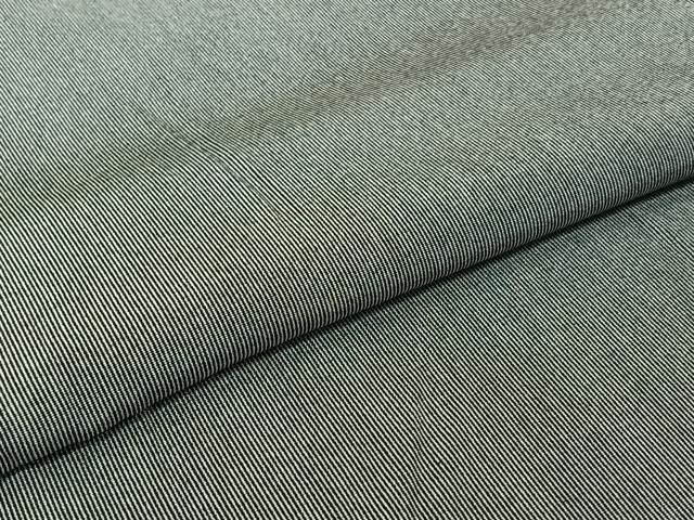 平和屋着物▽小紋師　黒岩秀硯　江戸小紋　単衣　万筋　暗黒色×白鼠色　正絹　逸品　未使用　AABJ0220jh