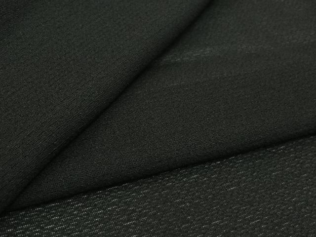 平和屋着物▽男性　長羽織　スリーシーズン　春夏秋　塵除け　暗黒色　正絹　逸品　AABJ0230jh